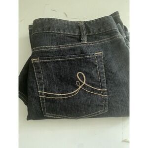 Ann Taylor Loft Curvy Boot Dark Denim Jeans - Sz 16P